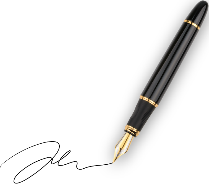 pen writing signature