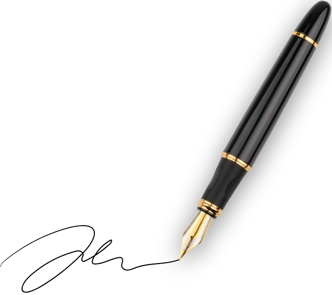 pen writing signature